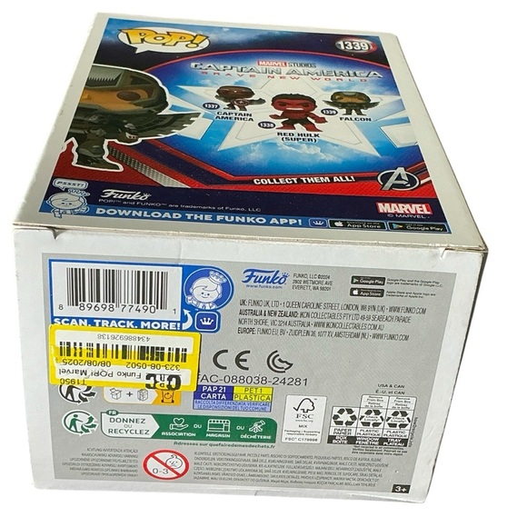 Funko Pop! Falcon #1339 – Captain America: Brave New World – Target Exclusive - Picture 7 of 8